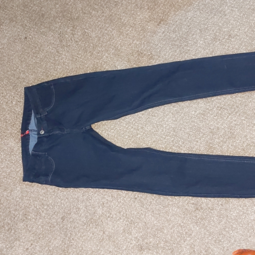 Unworn Dark Blue Jeans